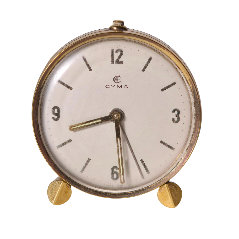 Reloj/despertador de sobremesa. Cyma.
