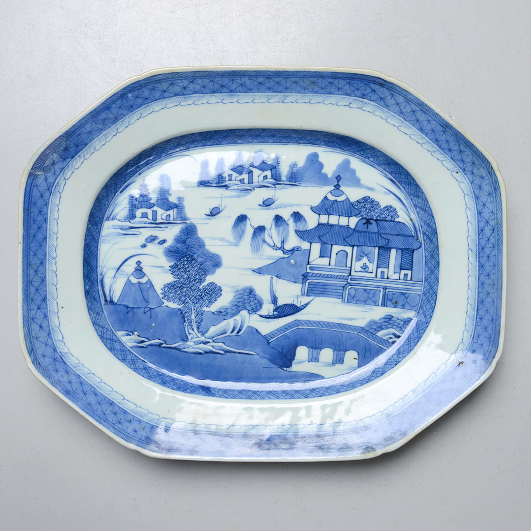 STEKFAT, kompaniporslin, Kina, 1800-tal.