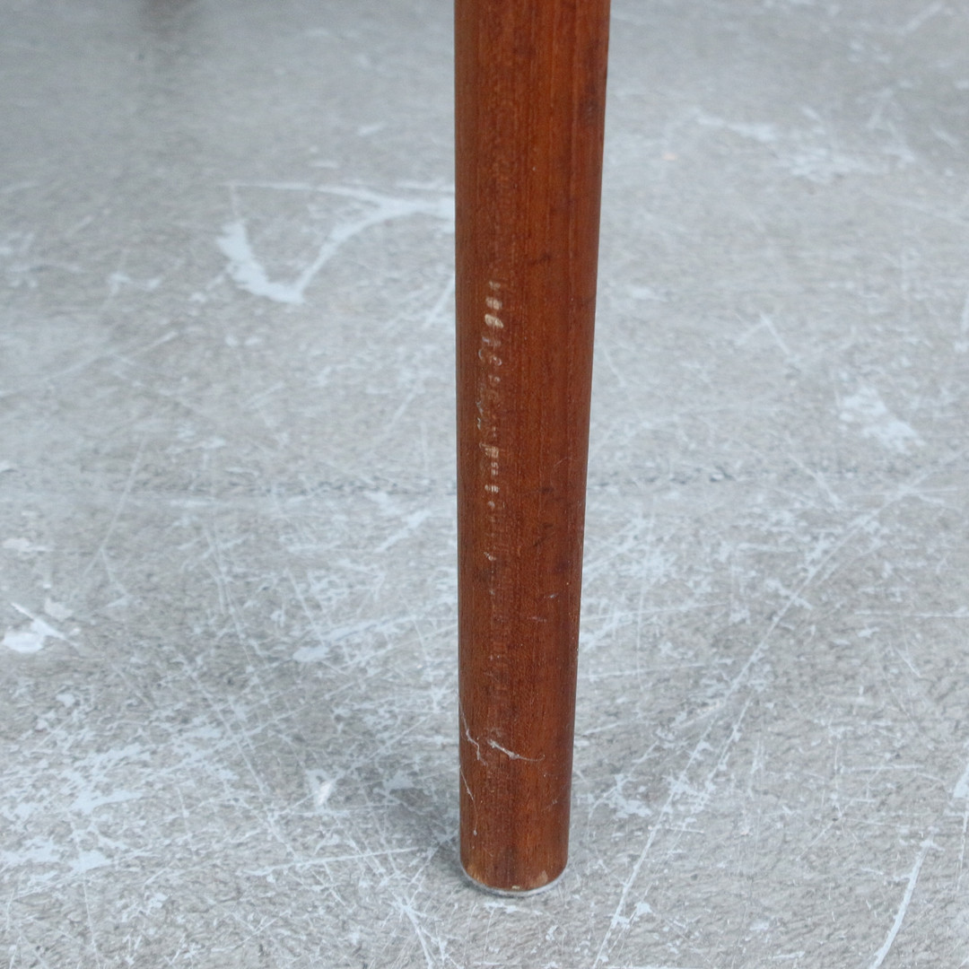 ARNE VODDER. für France & Søn, Armlehnstuhl, Teak, Stoff, 1970er.
