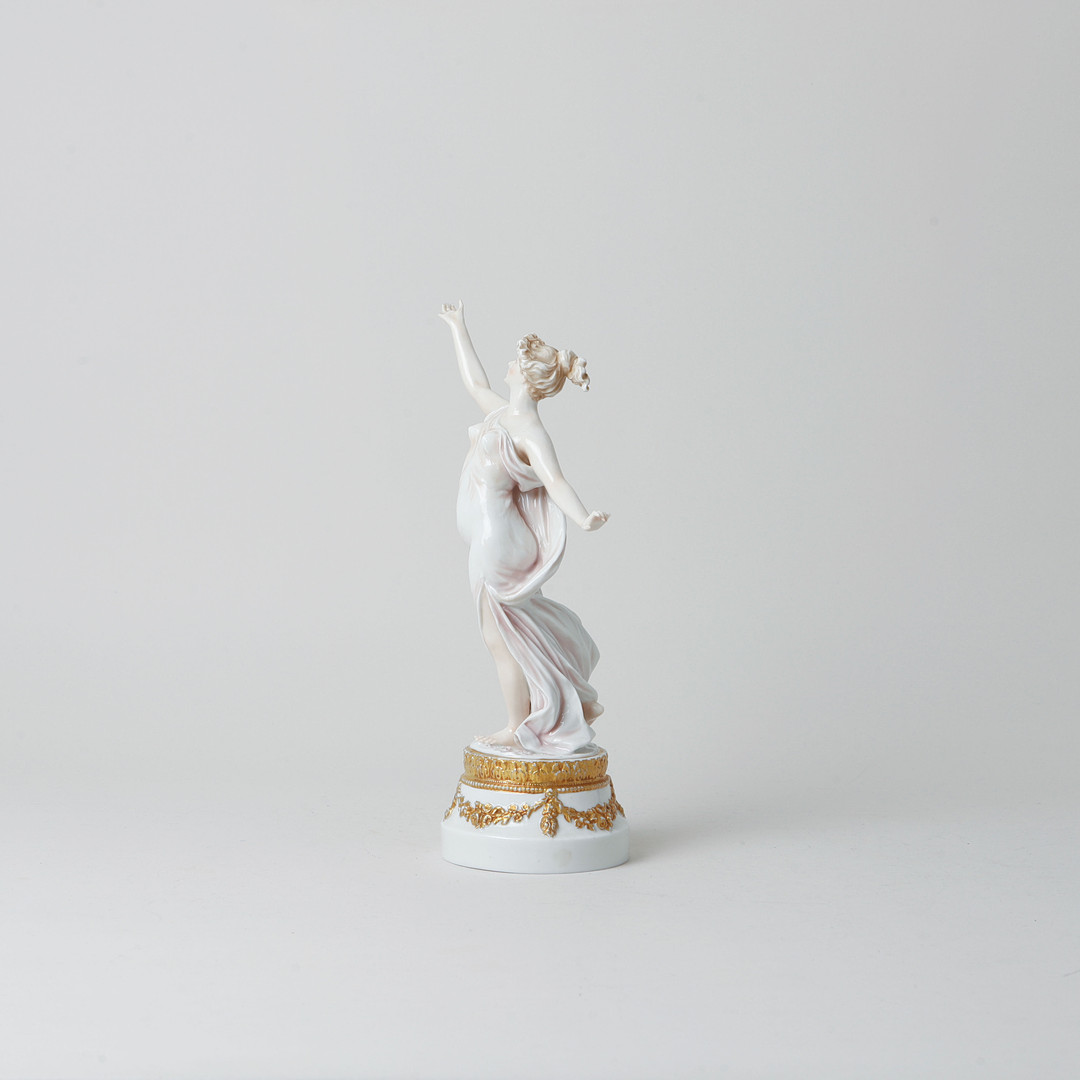 FIGURIN, porslin, Richard Eckert, Dresdner Kunstverlag, tidigt 1900-tal.