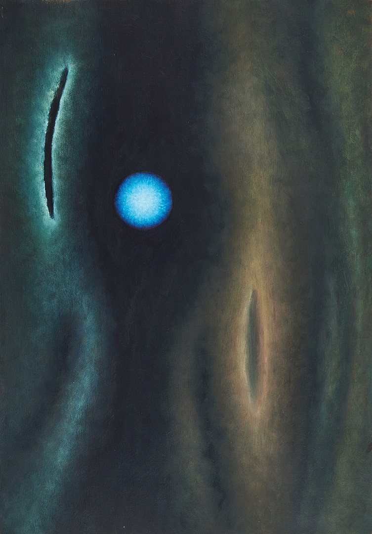 LENA MALMSTEN (1948-2024). Blå planet.