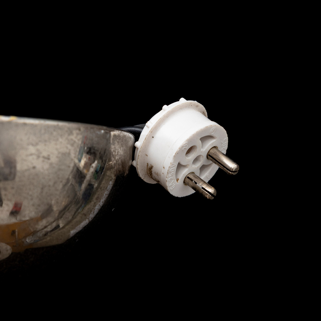 TAKLAMPA, glas, 1940-tal, möjl Harald Notini för Böhlmarks Lampfabrik.