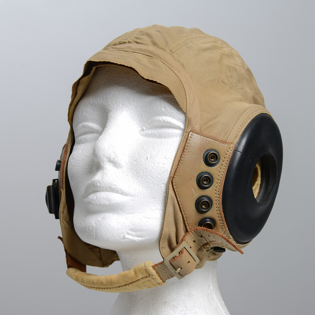SVENSK PILOTMÖSSA, av amerikansk modell från WWII, Modell AN-H-15, 1943 ff.