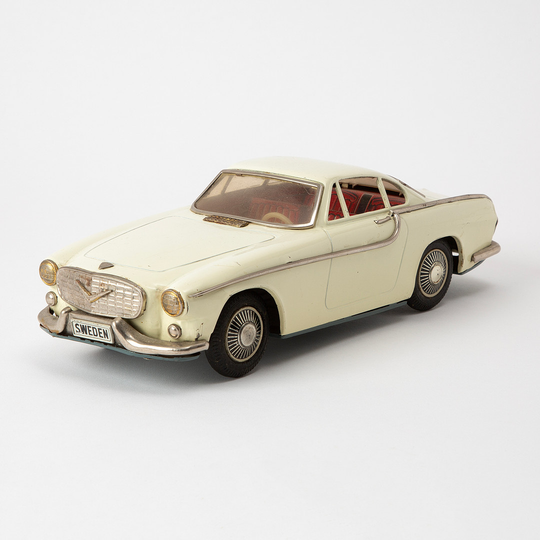 SSS INTERNATIONAL. "Volvo P1800", plåt, 1960-tal.