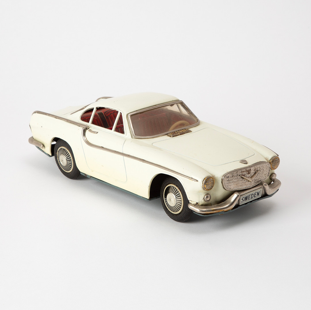SSS INTERNATIONAL. "Volvo P1800", plåt, 1960-tal.