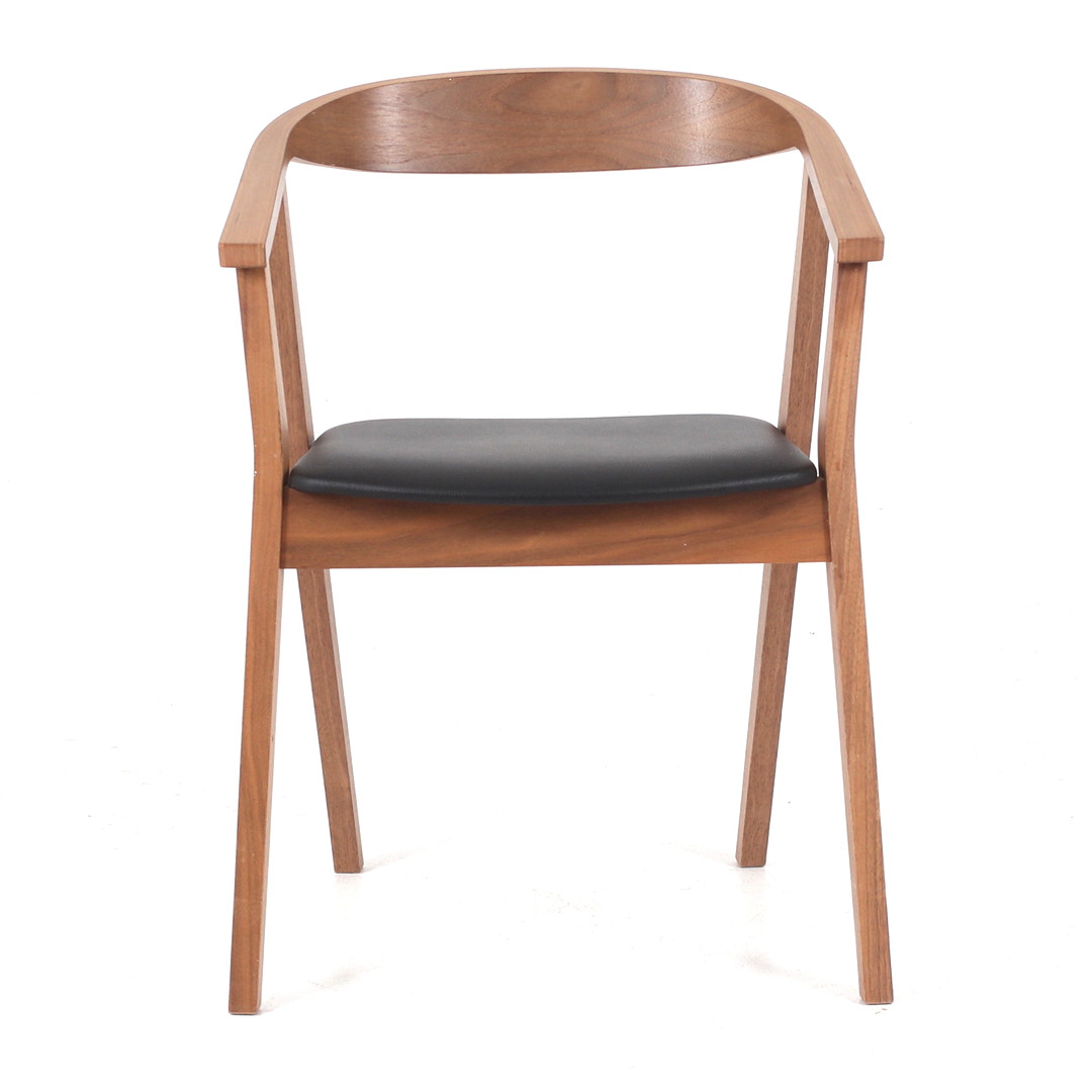 OLA WIHLBORG. Karmstol, stol, "Stockholm", IKEA, valnöt.