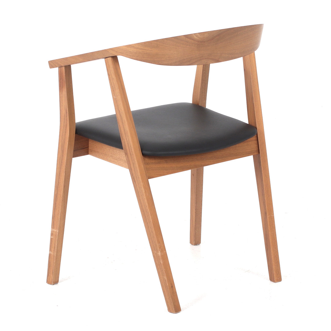 OLA WIHLBORG. Karmstol, stol, "Stockholm", IKEA, valnöt.