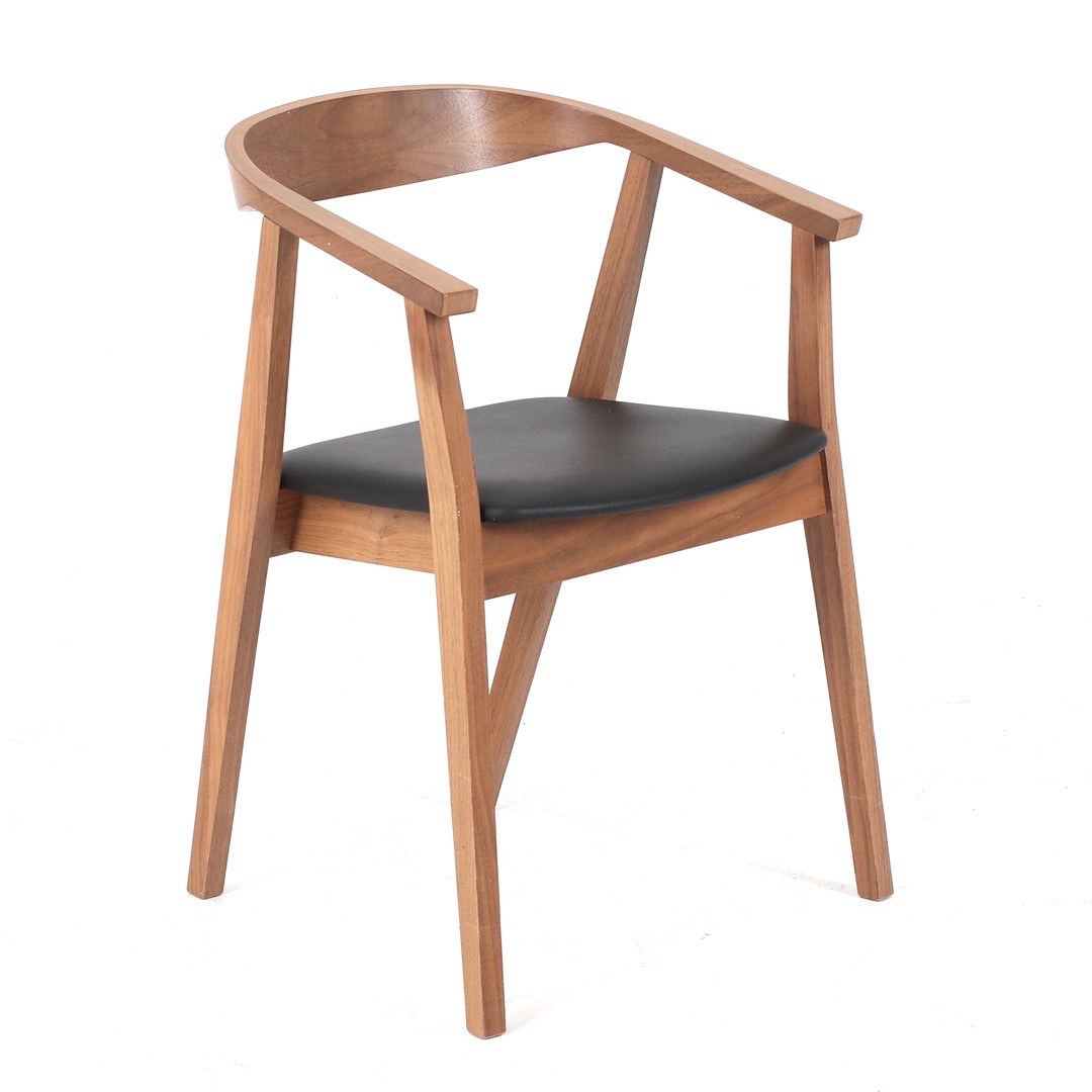 OLA WIHLBORG. Karmstol, stol, "Stockholm", IKEA, valnöt.