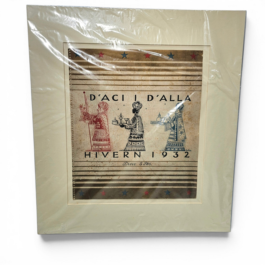 D'ací i d'allá, Hivern 1932. Cartel original.