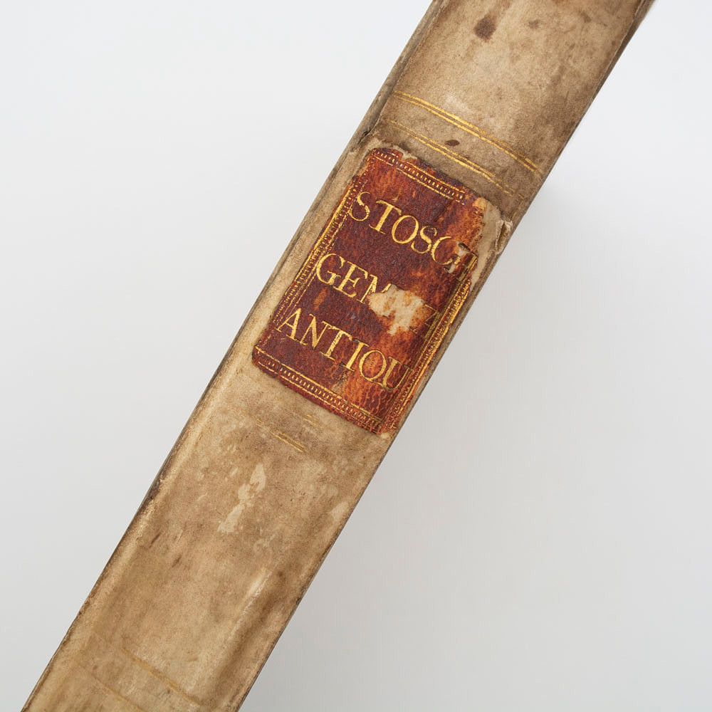 BERNARD PICART UND M. PHILIPPE DE STOSCH, PIERRE ANTIQUES GRAVÉES, ANTIKES BUCH, AMSTERDAM, 1724, LATEINISCHER UND FRANZÖSISCHER SPRACHE.