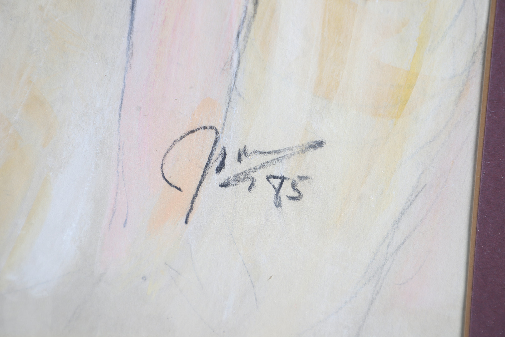 ATTRIBUTED TO JEAN DE KEERSMAEKER (20TH CENTURY). SEATED NUDE IN A YELLOW CHAIR.