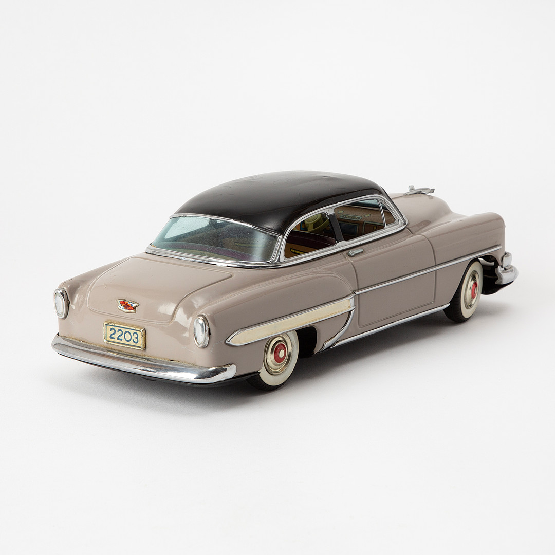MARUSAN. "Chevrolet 2203", litograferad plåt, Japan, 1954 års modell.
