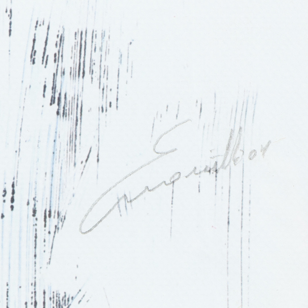 MARCO EVARISTTI ( 1963-). Komposition, serigrafi, signeret og dateret 2004.
