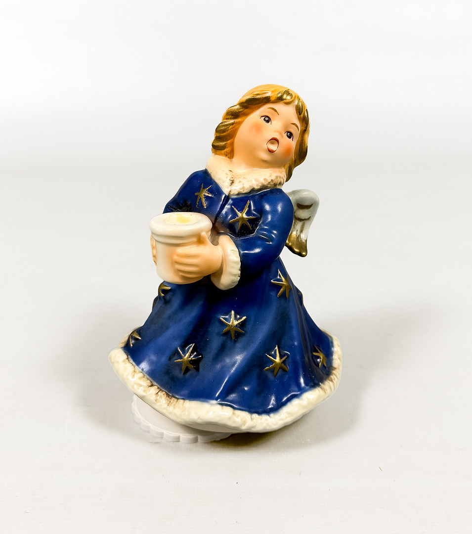SPELDOSA, "Ängel", porslin, Goebel.