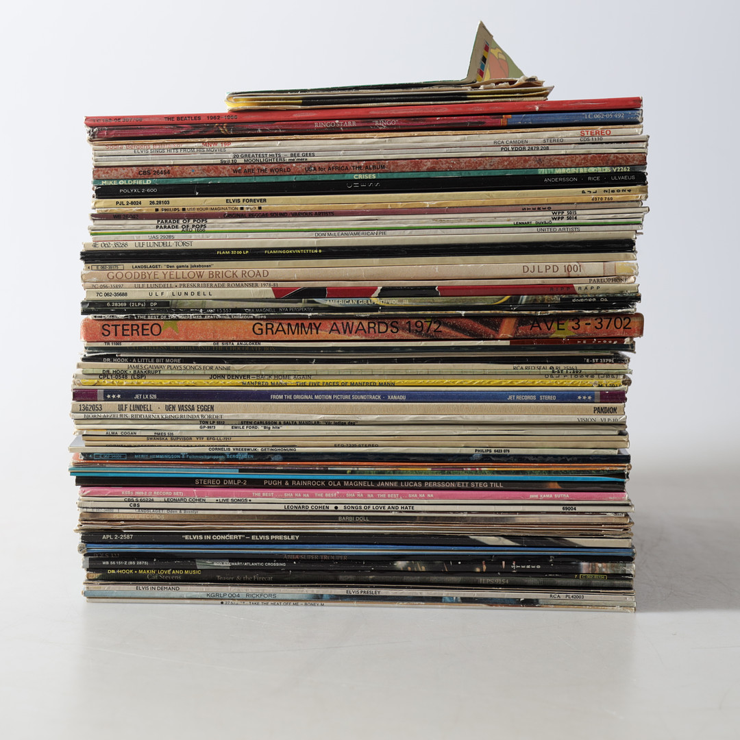 VINYLSKIVOR, blandade artister.