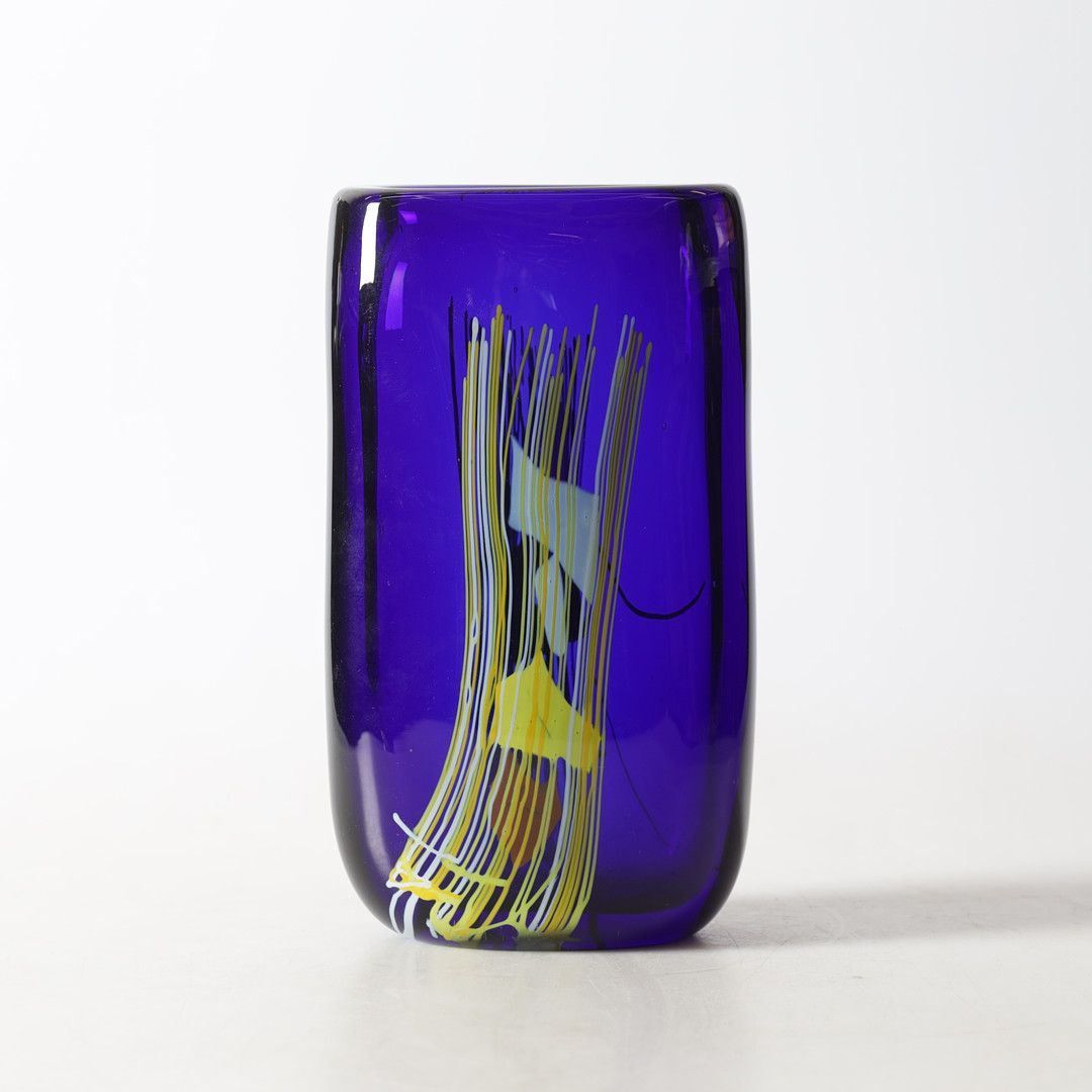 ALGIMANTAS ZILYS. Vas, glas, Vilnius Stiklas, Litauen, signerad.