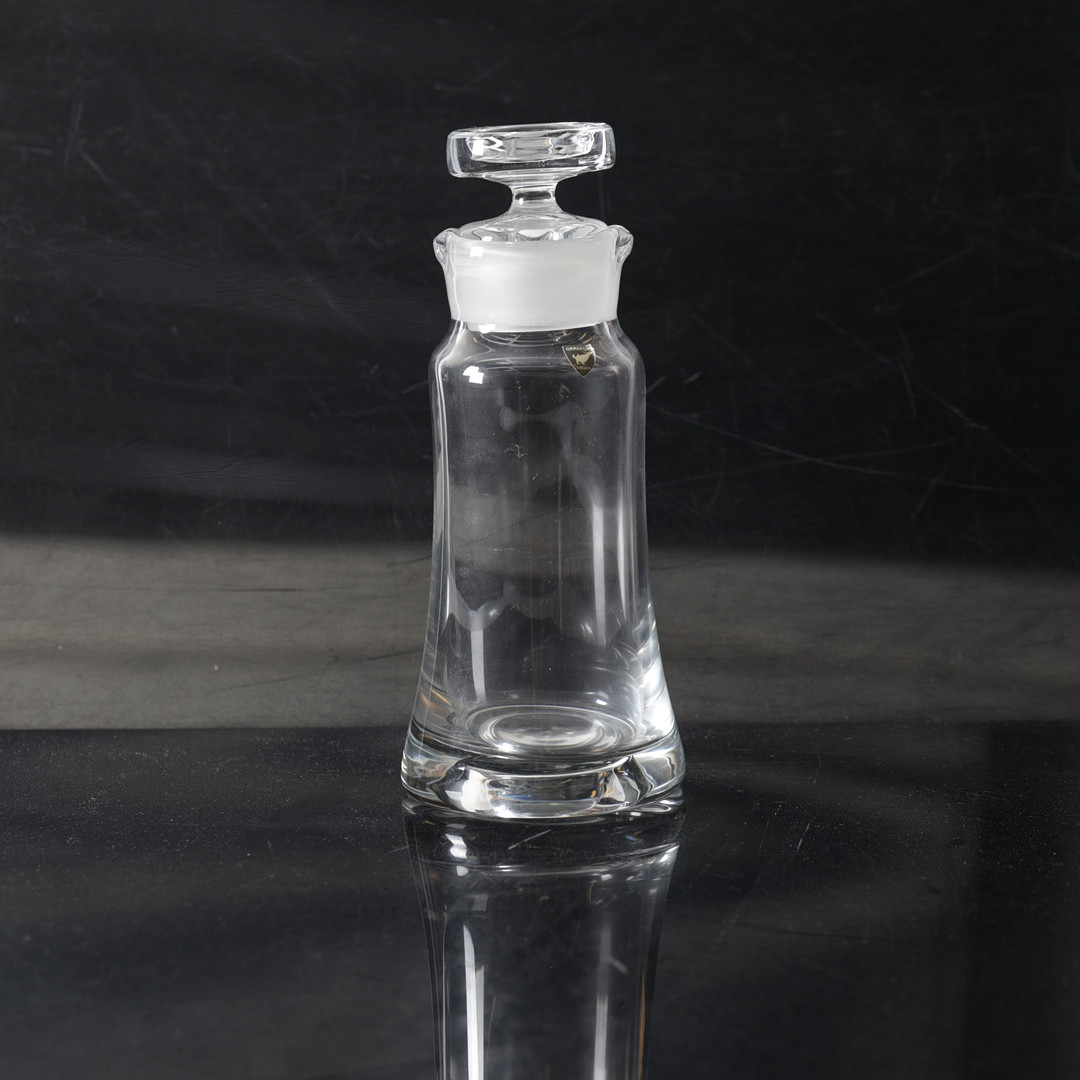 KARAFF, glas, Orrefors, 1900-tal.