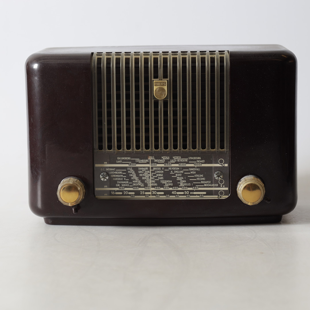 RADIO, backelit, BX 210, Philips, 1900-tal.