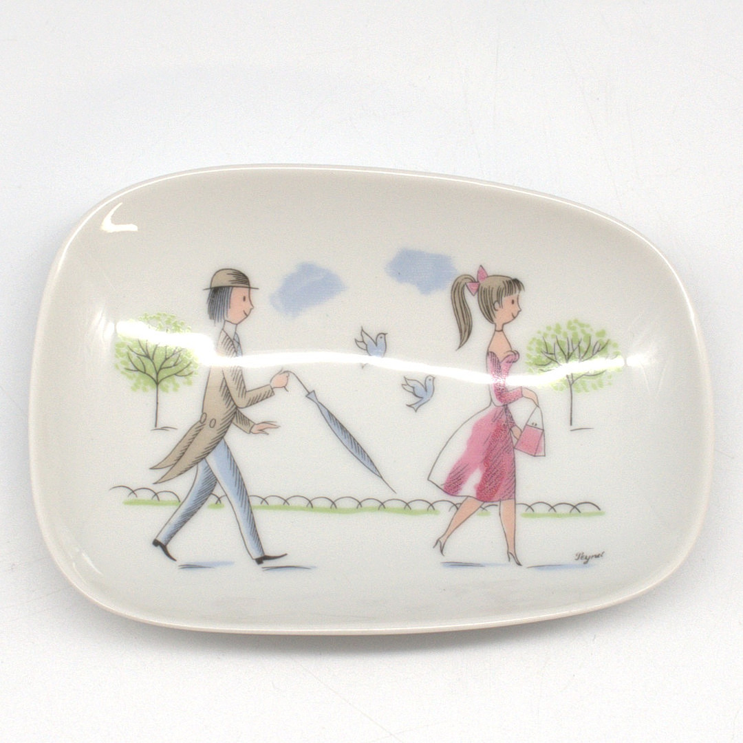 RAYMOND PEYNET. PORZELLAN SCHALE ROSENTHAL.