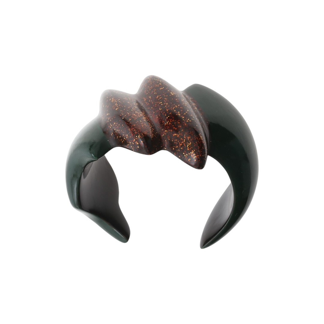 LUISA LARENA. "Urushi" lacquer bracelet, circa 1985-1995.