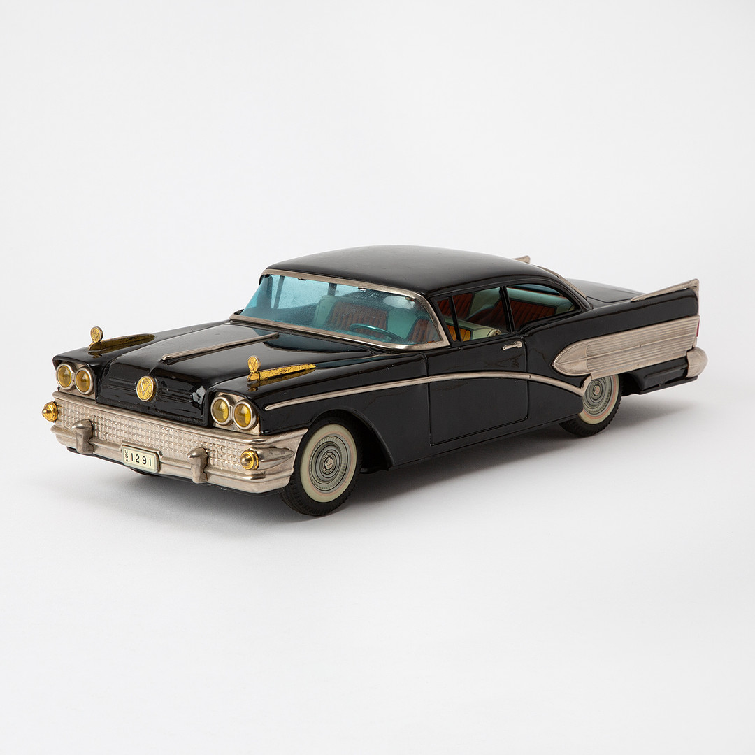 ATC. "Buick", 1958 års modell, friktion, Litograferad plåt, Japan.