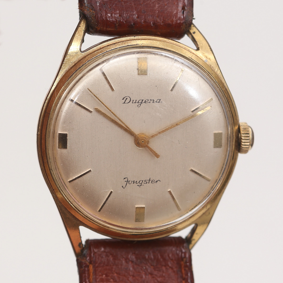 DUGENA JONGSTER, armbandsur, manuellt, omkring 1950/60-tal.