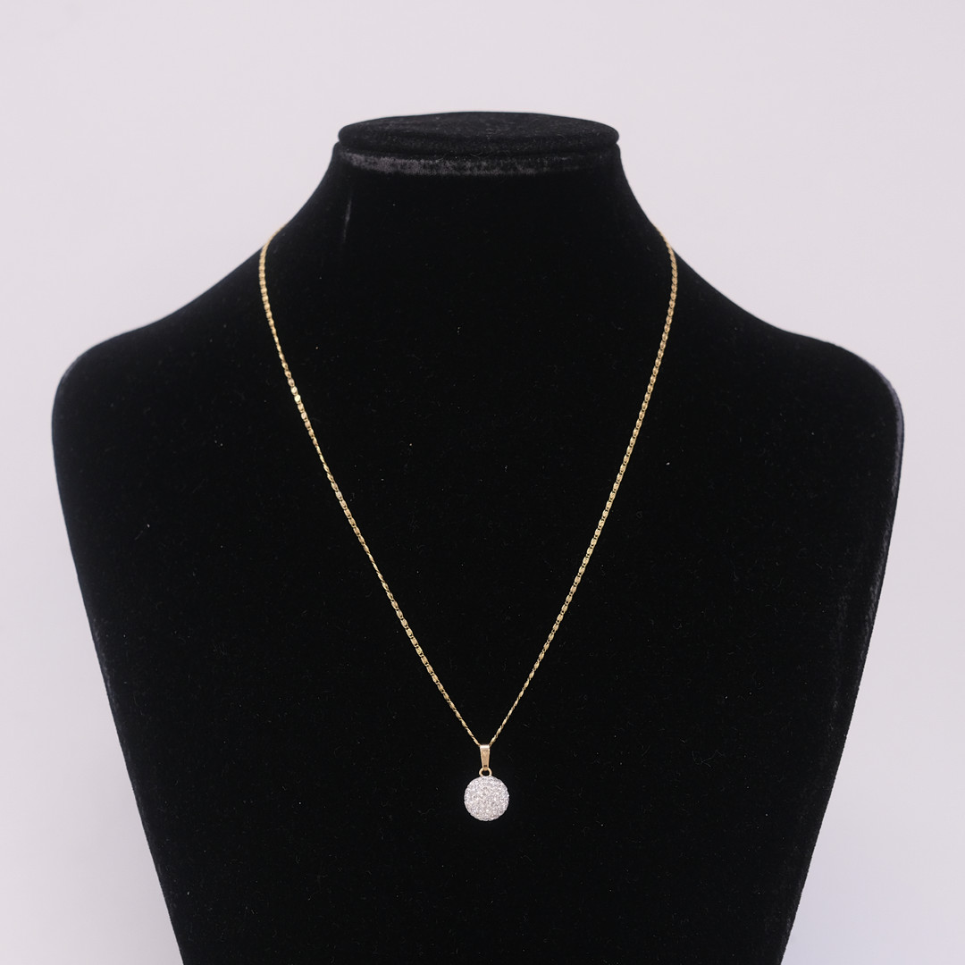HÄNGE MED COLLIER, 18K GULD.