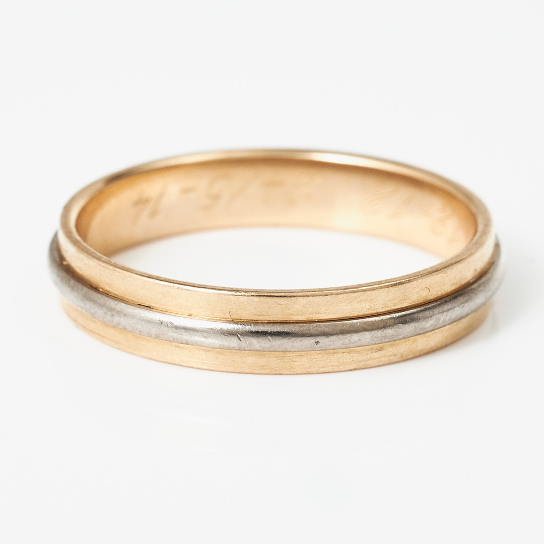 RING, 18 k röd/vitguld, Fleming Uziel.