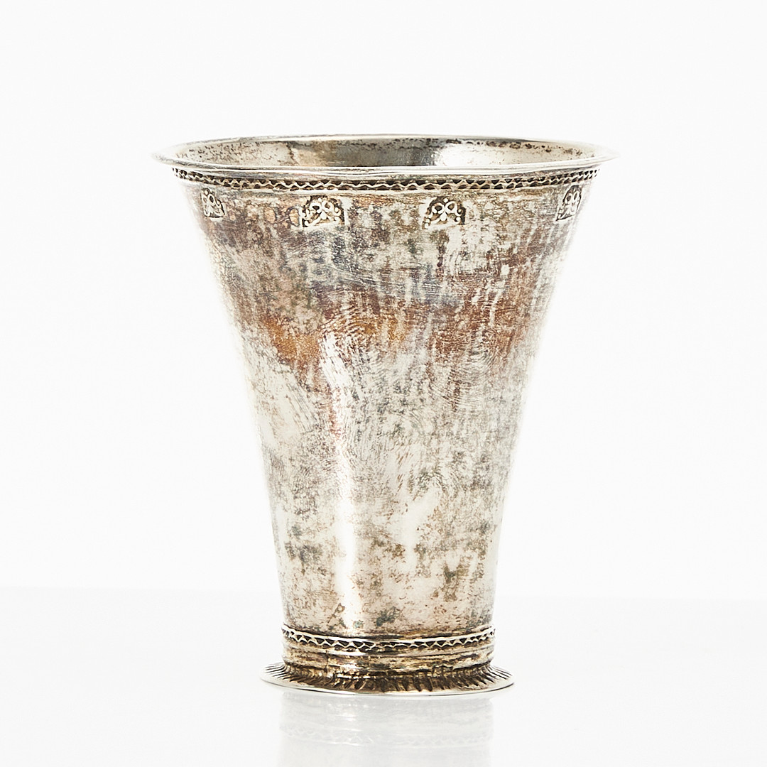 PETTER DAVIDSSON (VERKSAM 1750-1779). Bägare, silver, Norrköping 1764.