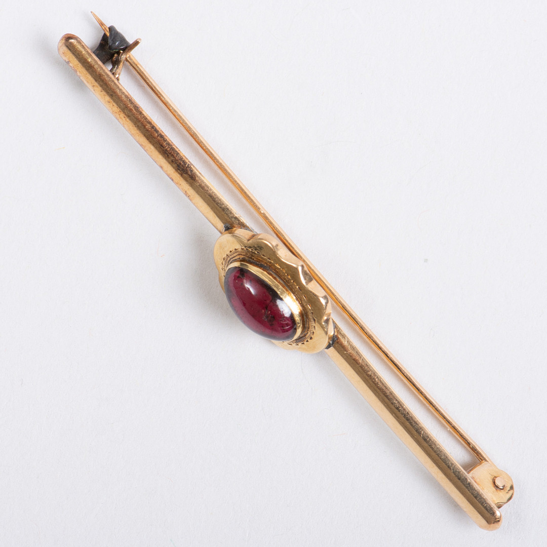 Ring med broche i Victoriansk stil. 14K guld (2).