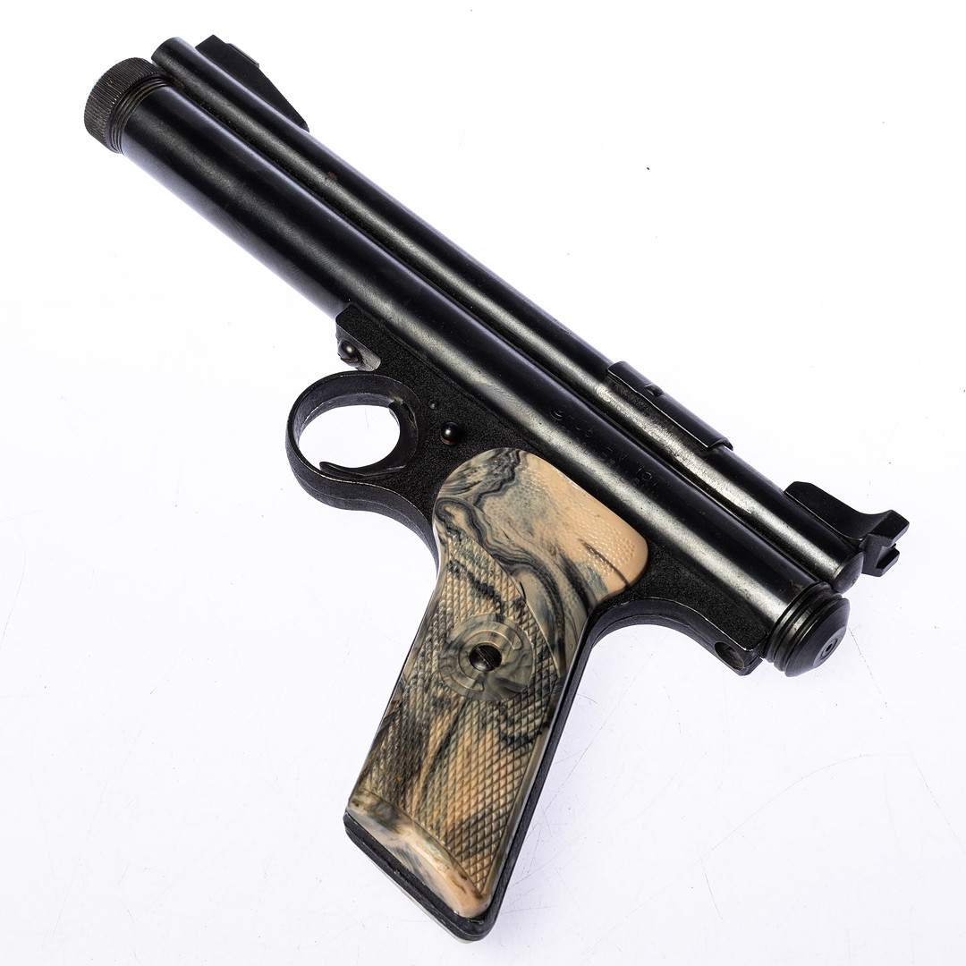 Vintage Crosman Model 157 kolsyredriven luftpistol i kaliber 4,5 mm (.177).