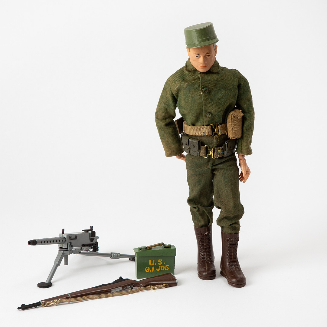 HASBRO. "G.I. Joe Action Soldier", docka, plast, 1900-talets andra hälft.