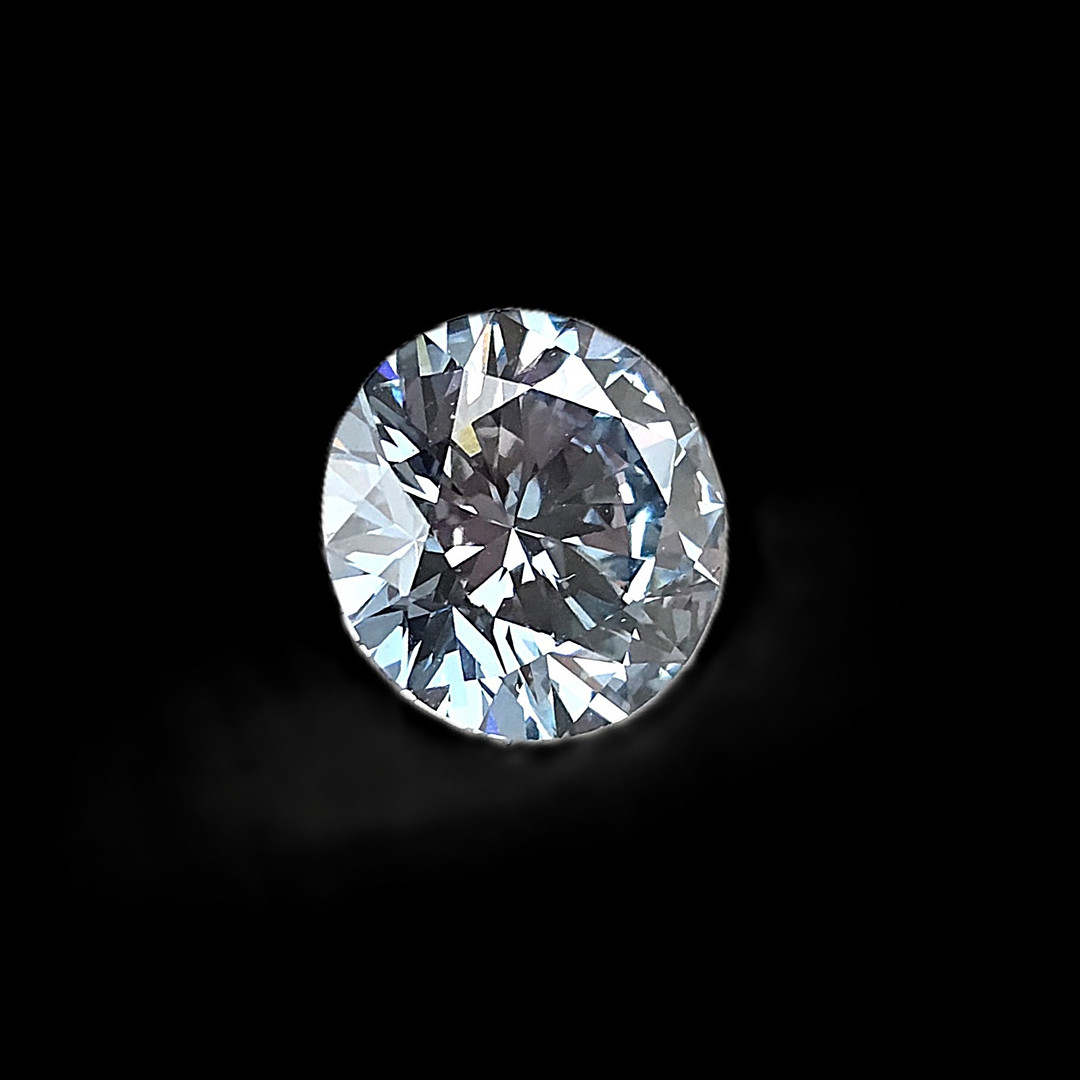 Loser blauer DIAMANT von 3,56 ct. mit Lasersignatur.