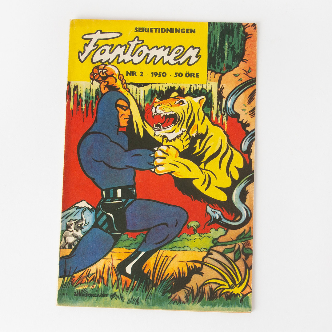 SERIETIDNING. Fantomen, nr 2, 1950.