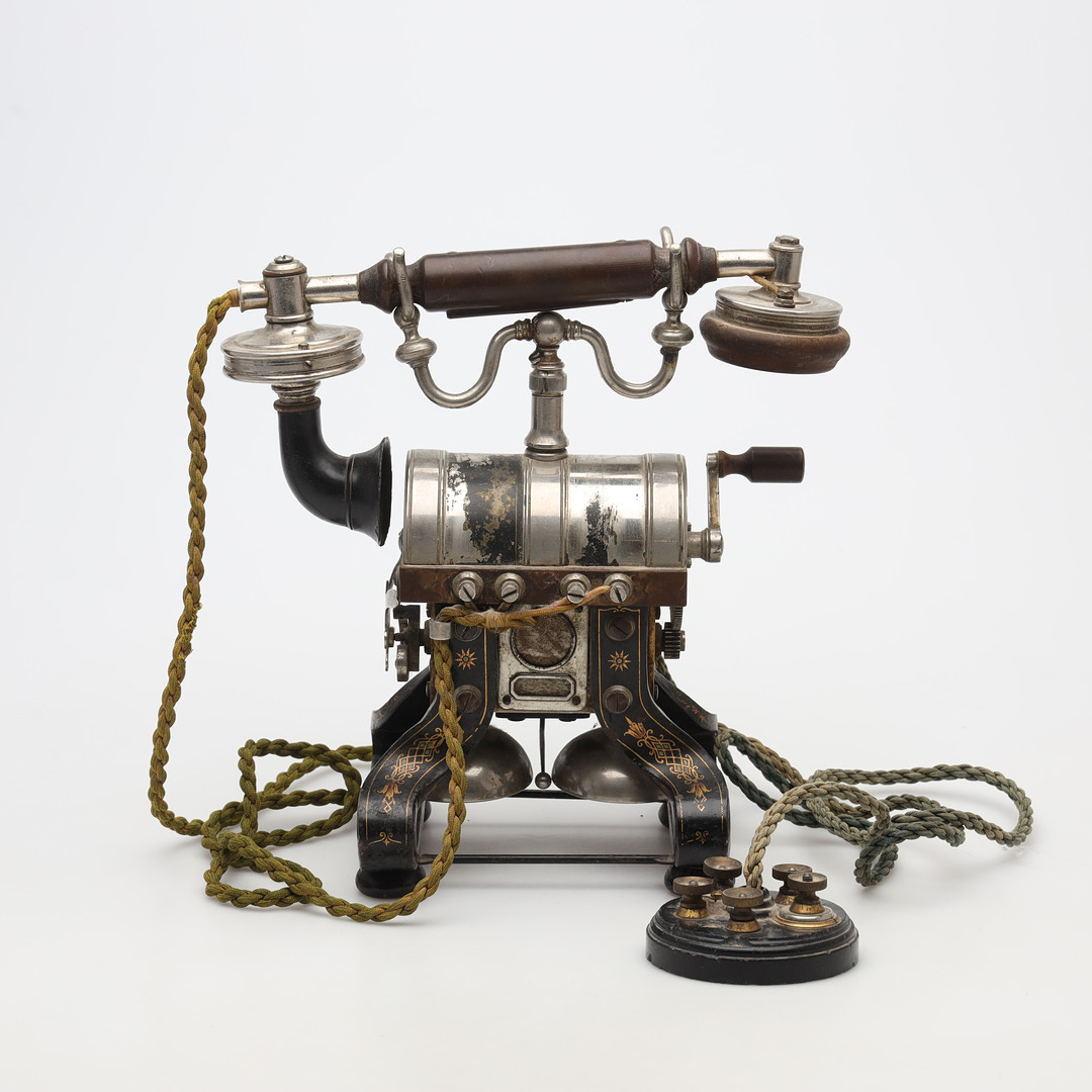 BORDSTELEFON, "Tunnan", AB Telefonfabriken, 18/1900-tal, Stockholm.