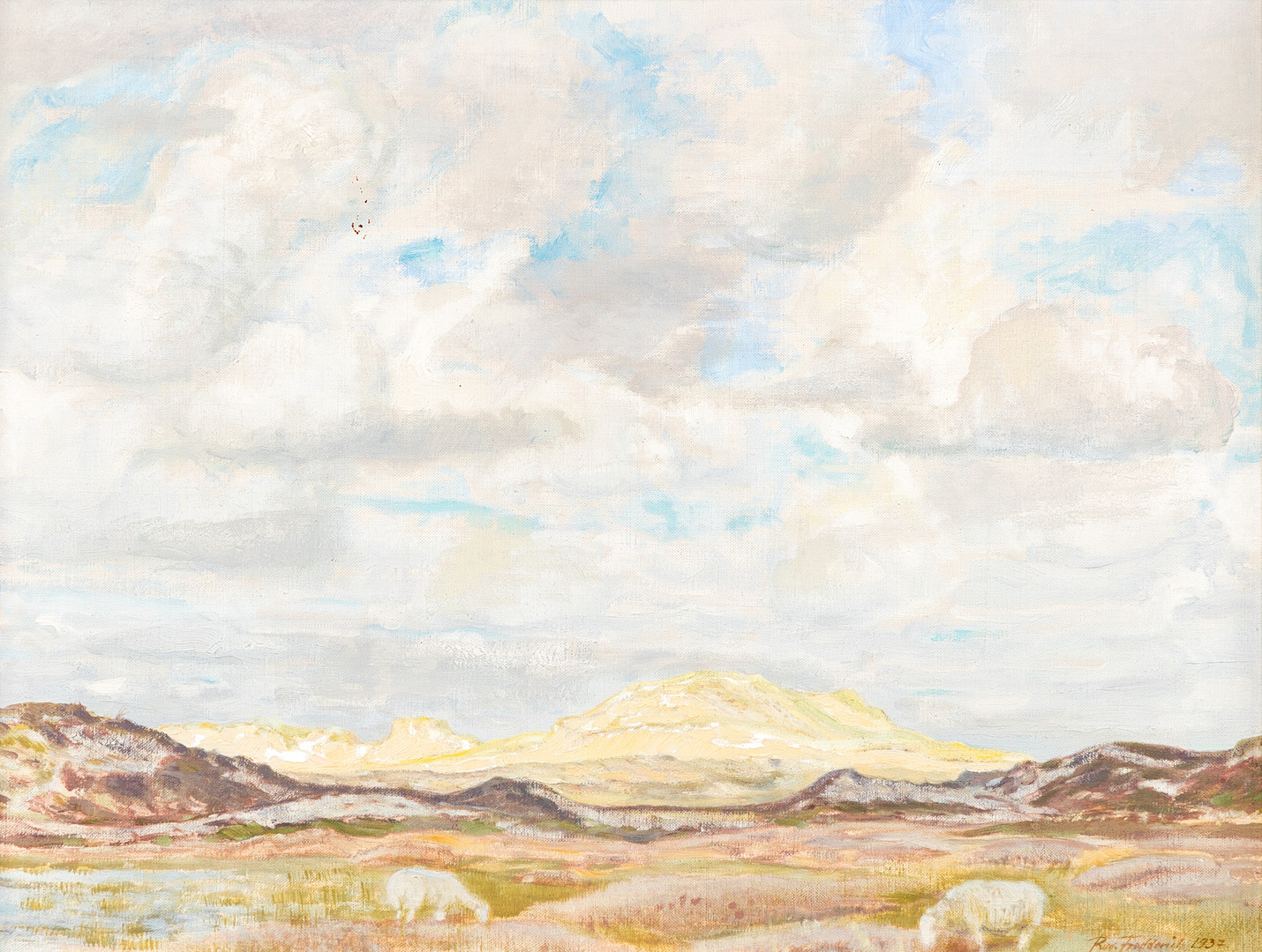 RUDOLF FREDDERICH (1886-1976). Dünenlandschaft.
