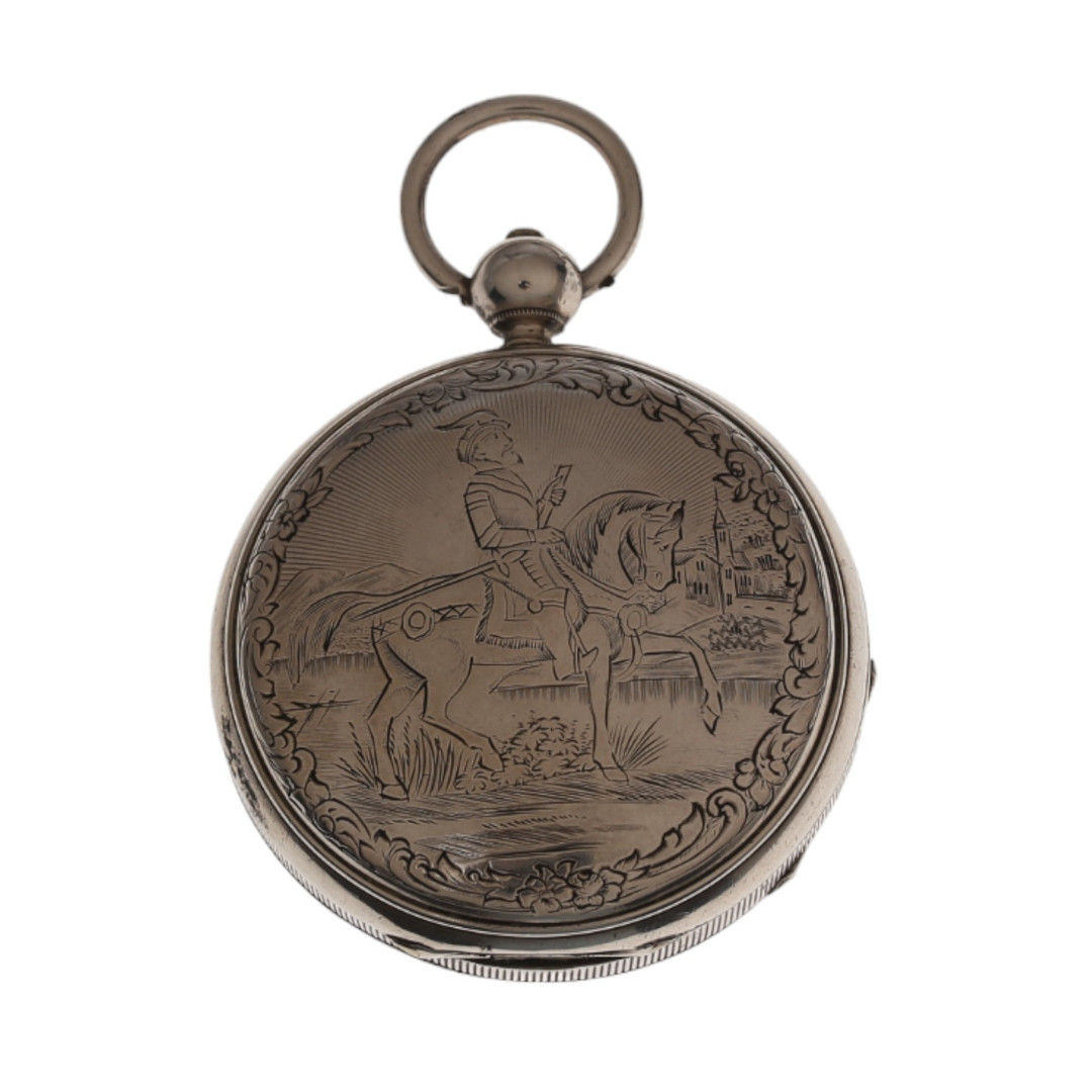 Jeannot & Henriet au Locle pocket watch, second third of the 19th Century.