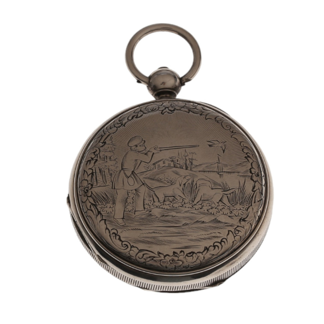Jeannot & Henriet au Locle pocket watch, second third of the 19th Century.