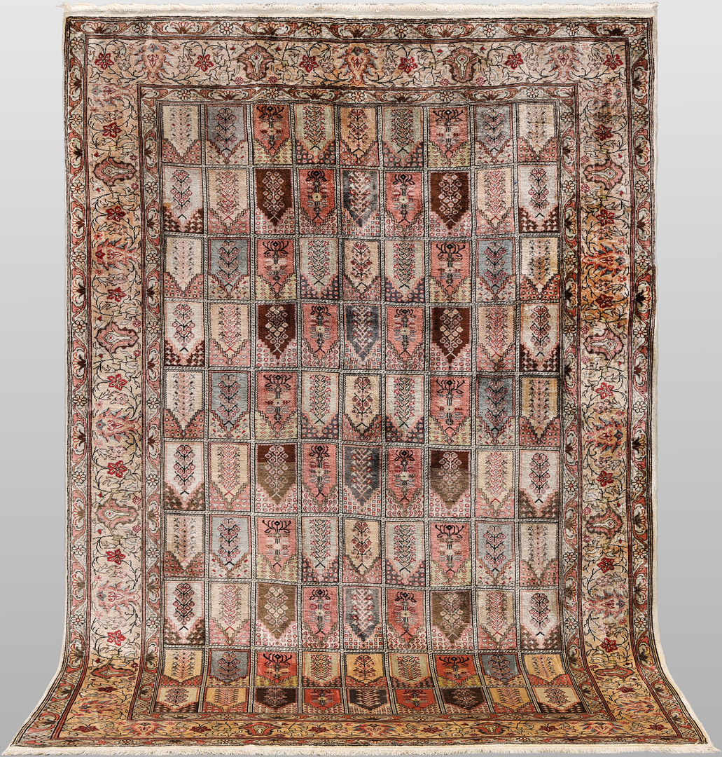 MATTA. Semiantik Silke Kaisari, ca 800.000 knutar/kvm, silkesvarp, 185 x 126 cm.