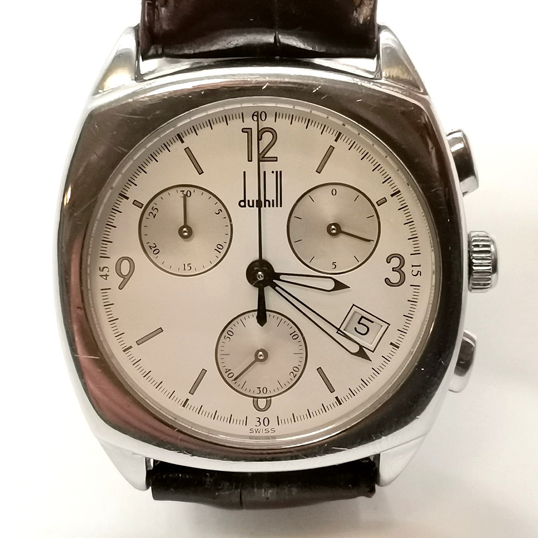 DUNHILL CENTENARY HUNTER CHRONOGRAPH QUARTZ WRISTWATCH.