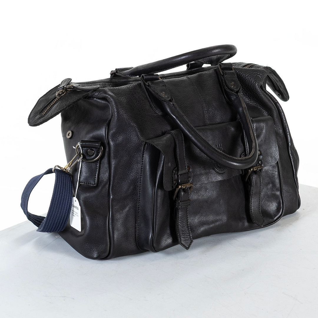 WEEKENDBAG, läder märkt GAB Sweden.