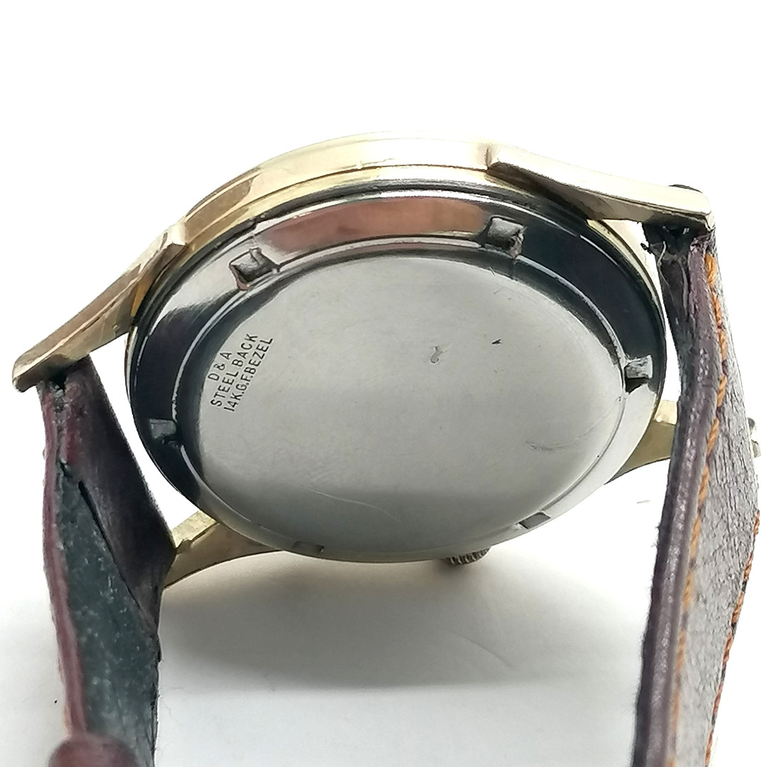 *ETERNA-MATIC c.1960 GOLD CAPPED AUTOMATIC WRISTWATCH.