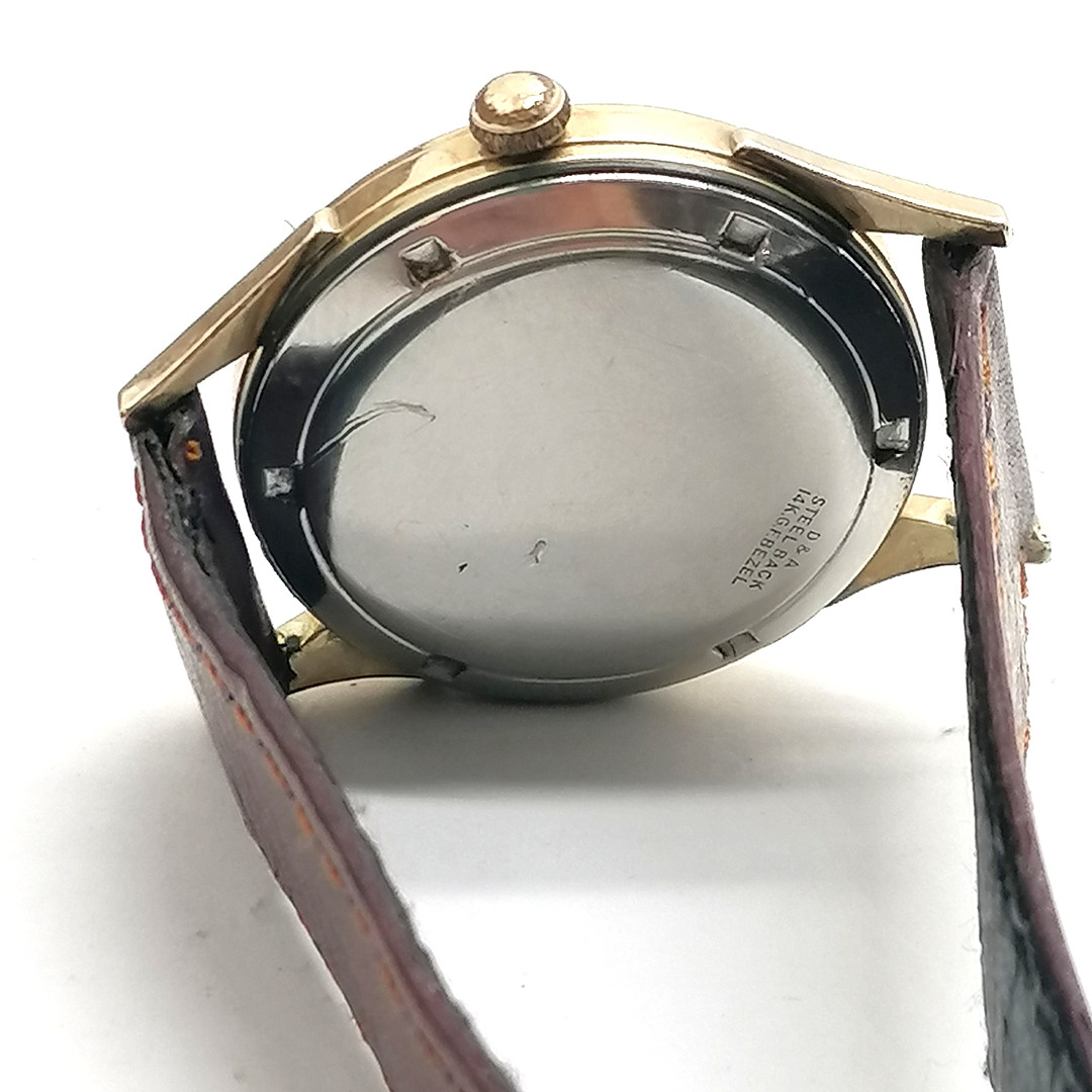 *ETERNA-MATIC c.1960 GOLD CAPPED AUTOMATIC WRISTWATCH.