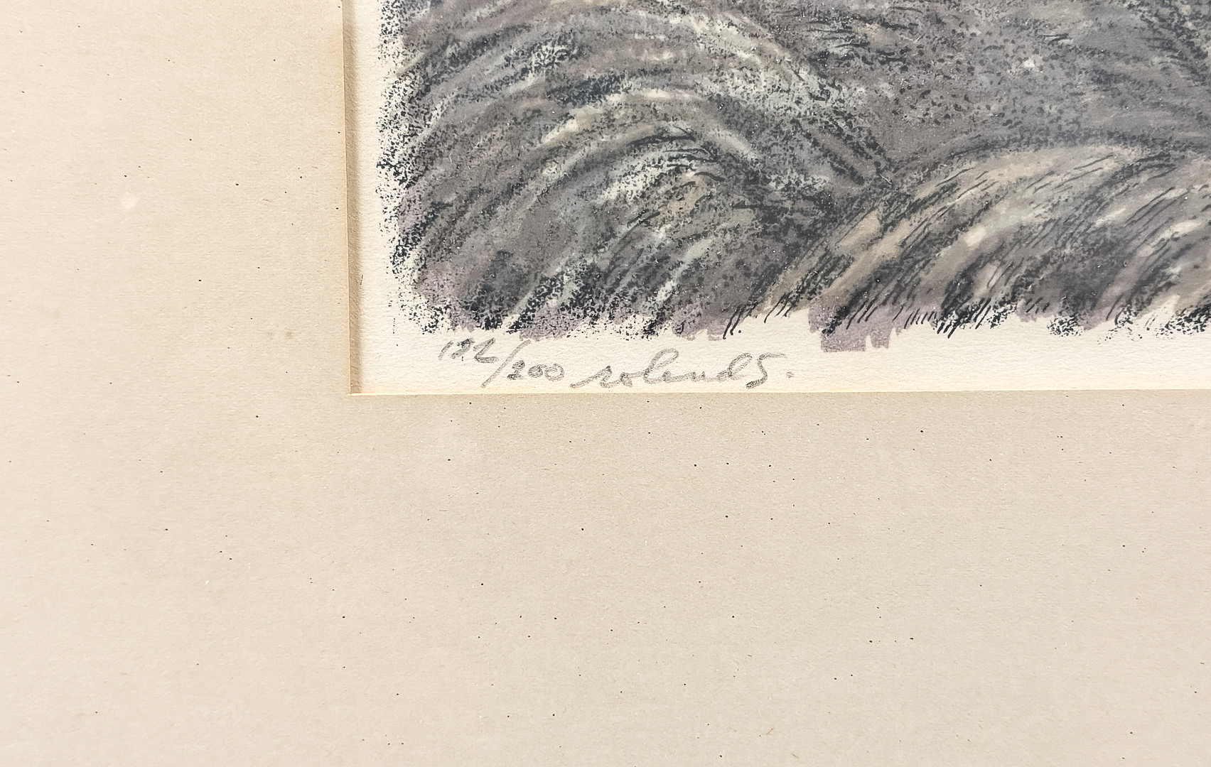 ROLAND SVENSSON. FÄRGLITOGRAFI, "Karg kust", signerad, numrerad 122/200.