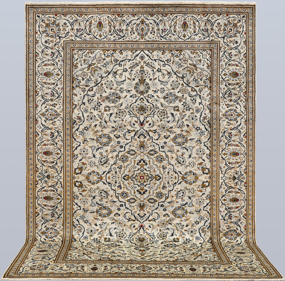 ORIENTMATTA. Ljus Keshan, 302 x 198 cm.