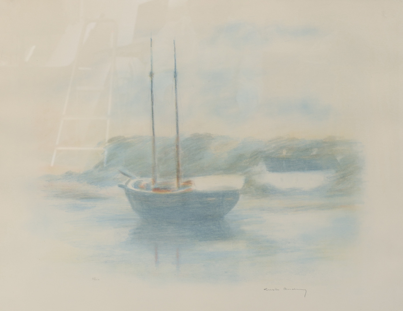 GUSTAV RUDBERG. litografi, numrerad 72/250 & signerad.