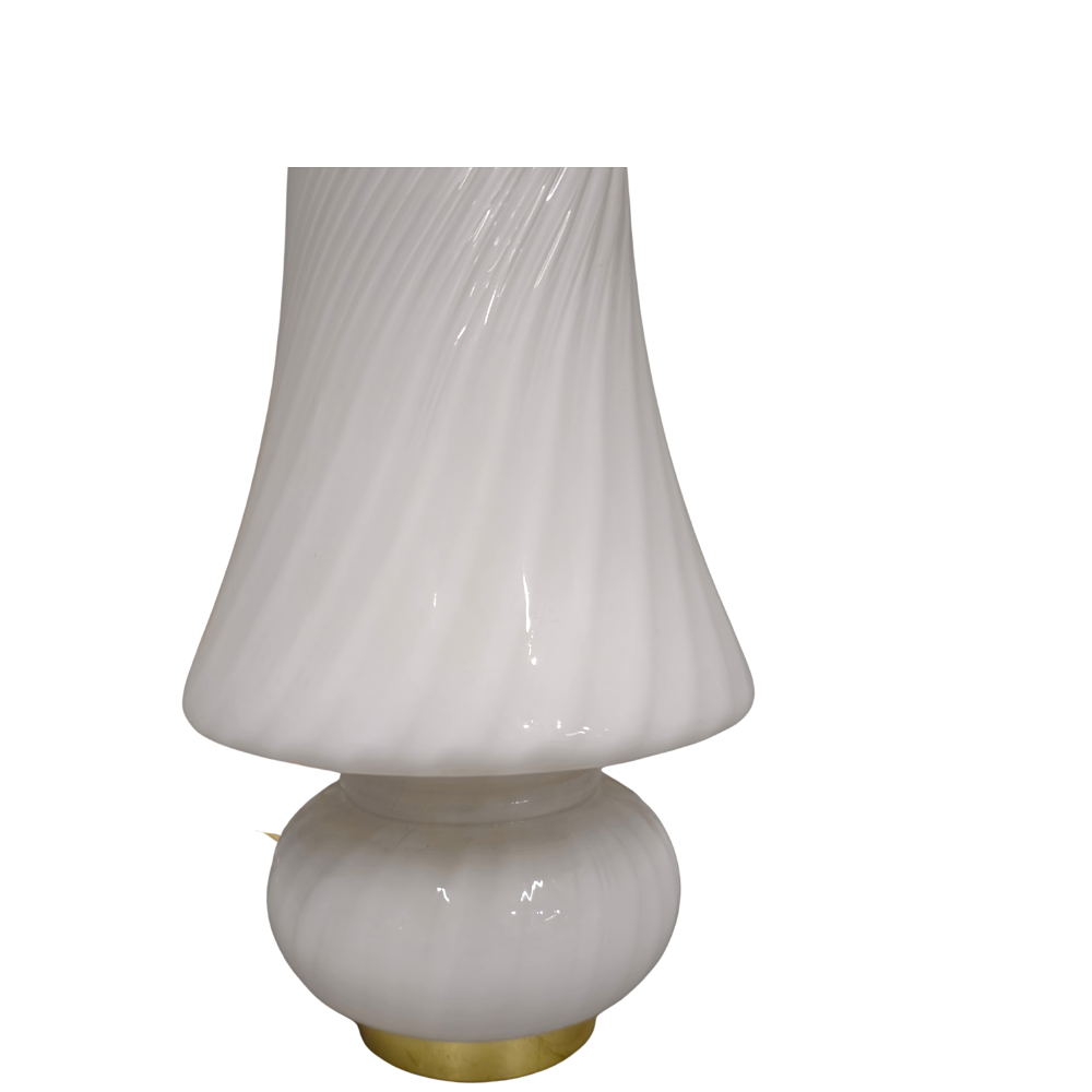 LÁMPARA DE MESA EN CRISTAL DE MURANO. C. 1970S.