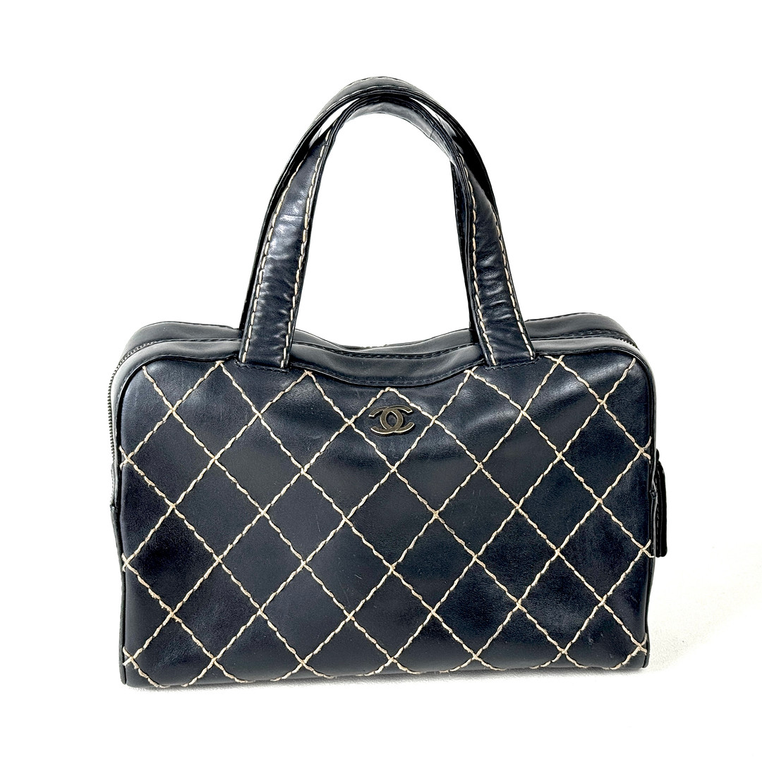CHANEL WILD STITCH HAND BAG.