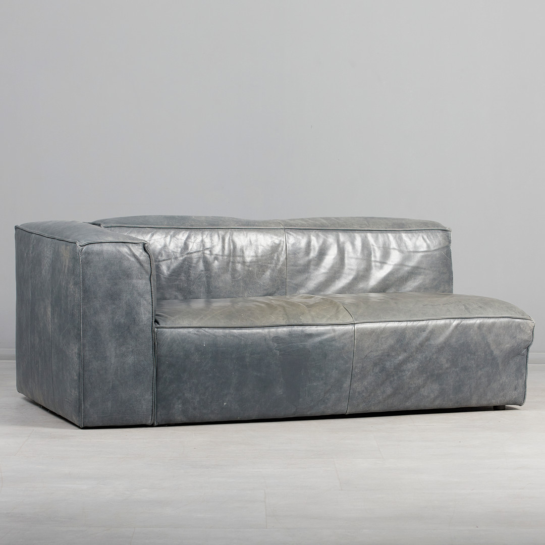 HET ANKER. Chaiselongue / Ecksofa, Modell 'Summer', Leder, 21. Jahrhundert, Niederlande.