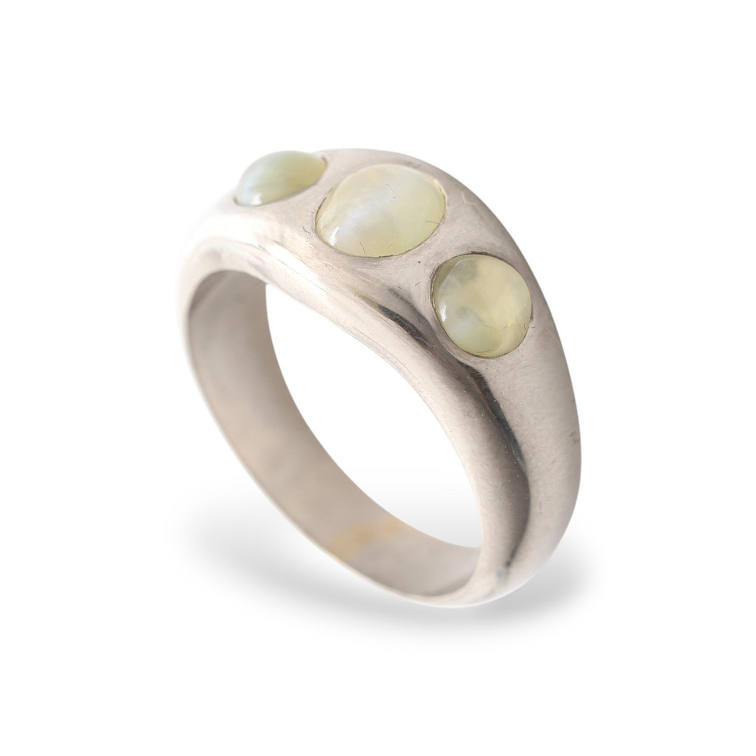 Chrysoberyls triplet ring.